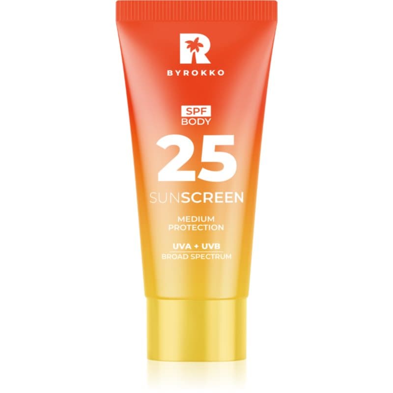 BYROKKO Body Sunscreen Bräunungscreme für den Körper SPF 25 150 ml