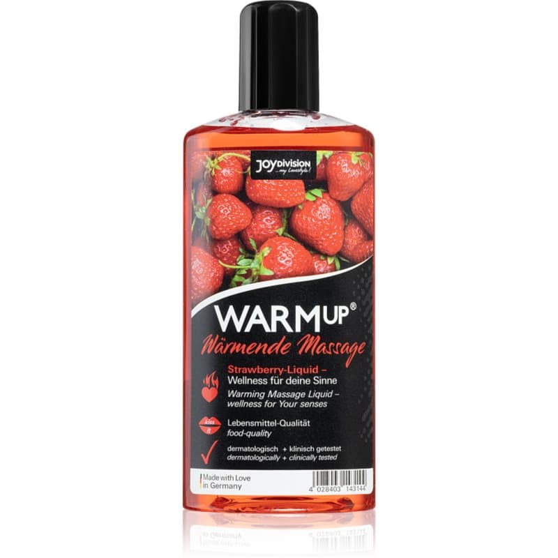 JoyDivision WARMup Massagegel mit Geschmack Strawberry 150 ml