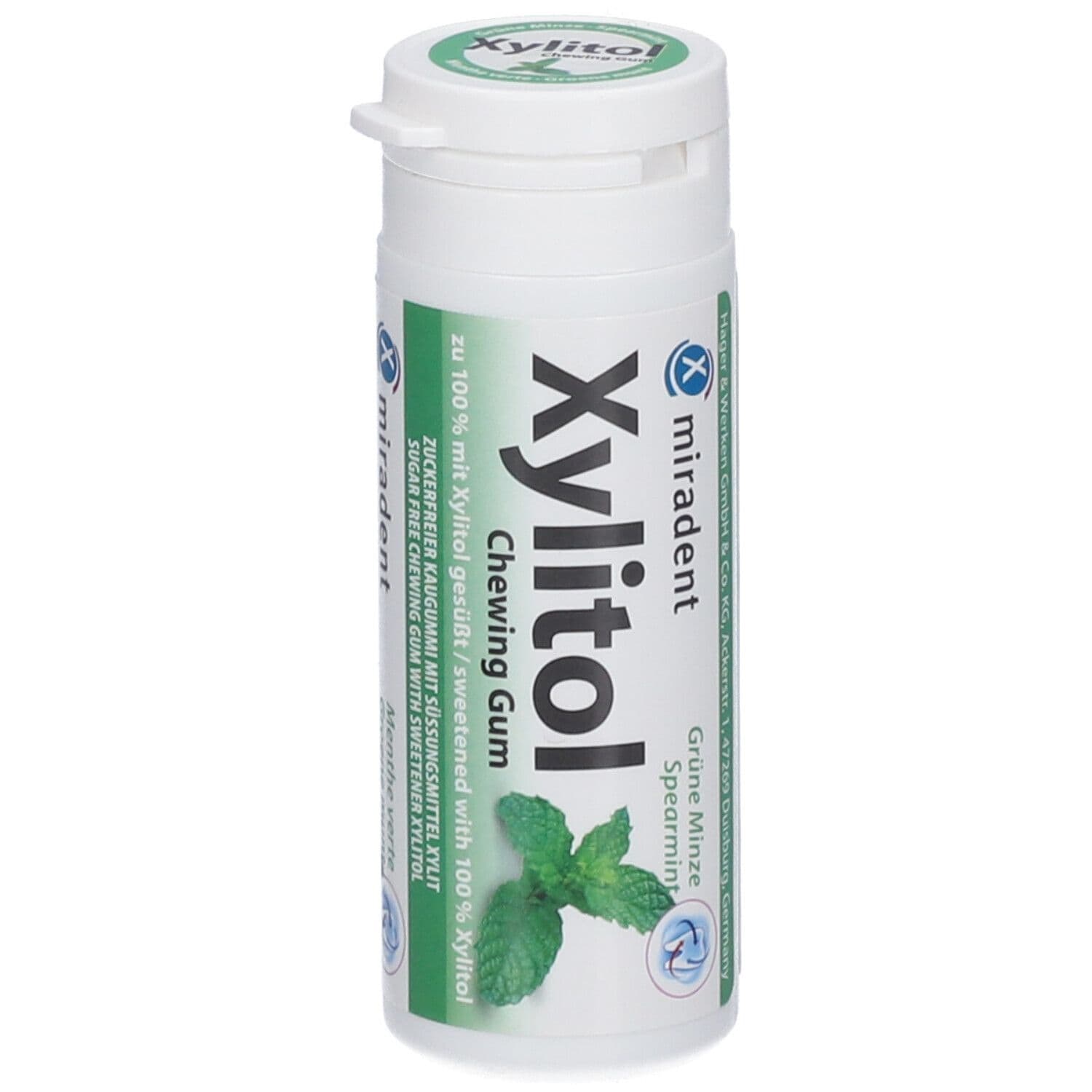 miradent Xylitol Chewing Gum Spearmint