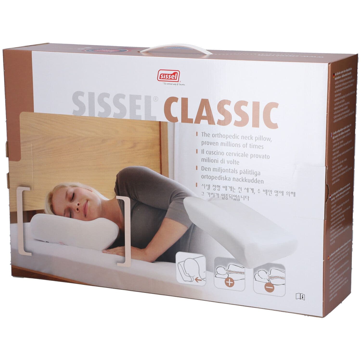 Sissel® Classic Nackenkissen Gr. M mit Bezug