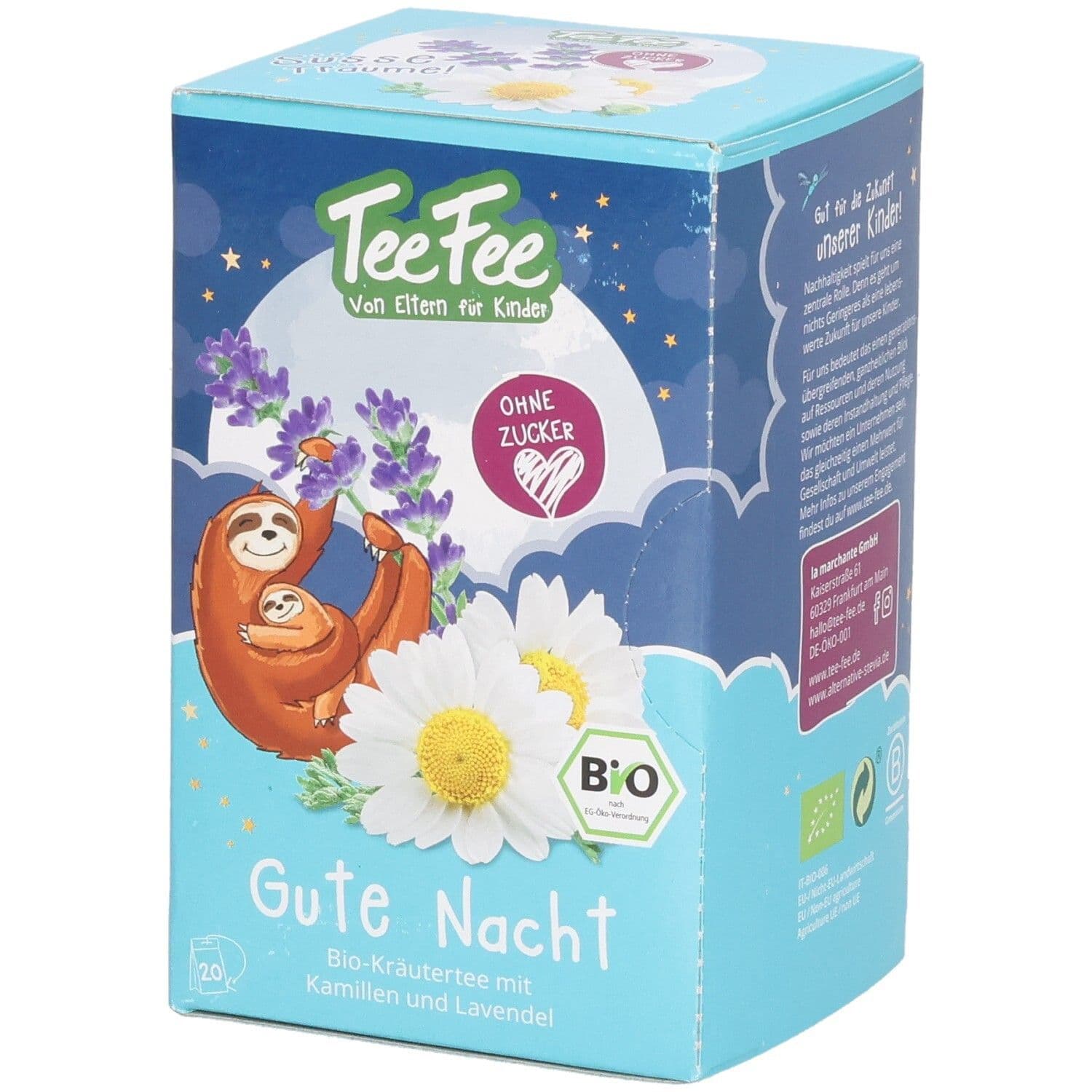 Teefee Kräutertee für eine gute Nacht