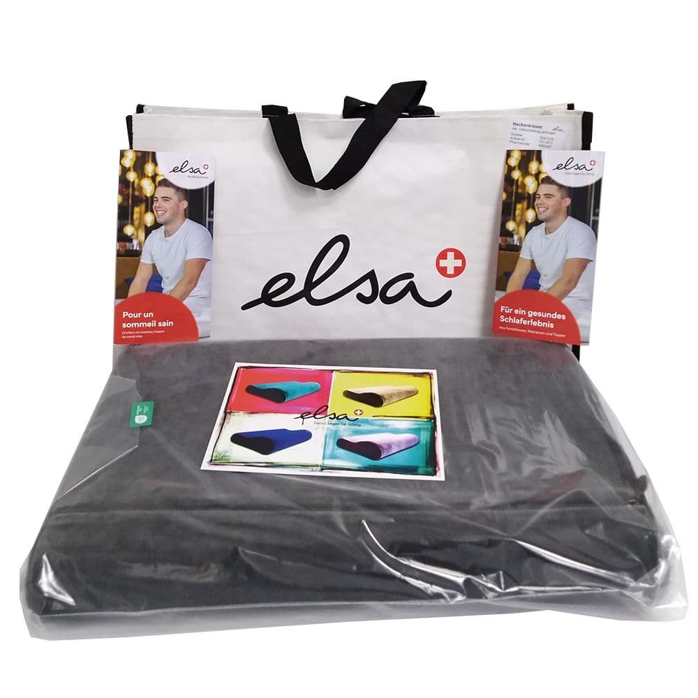 Elsa Keilkissen spezial 37x37x8/1cm schw m Noppen