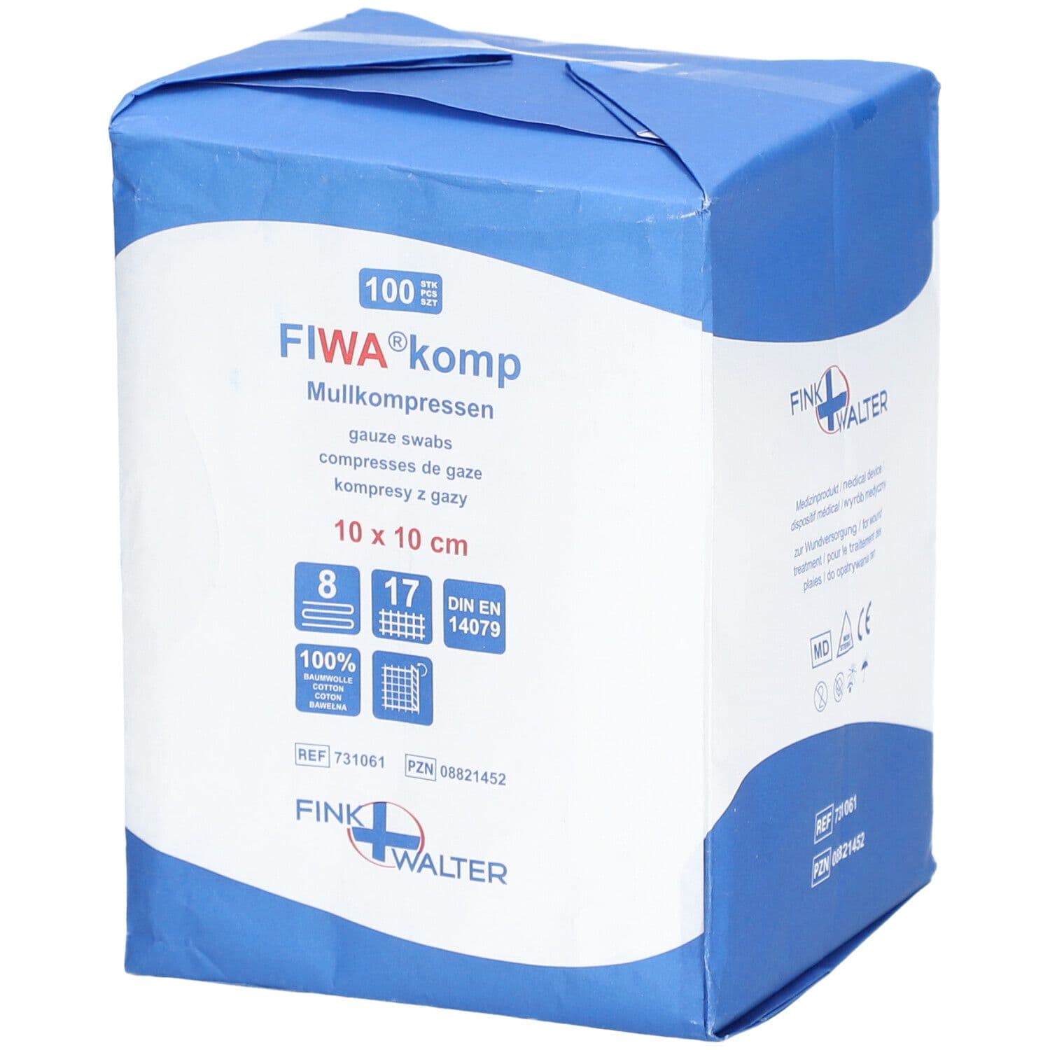 Fiwa® Gazekompressen 10 x 10 cm