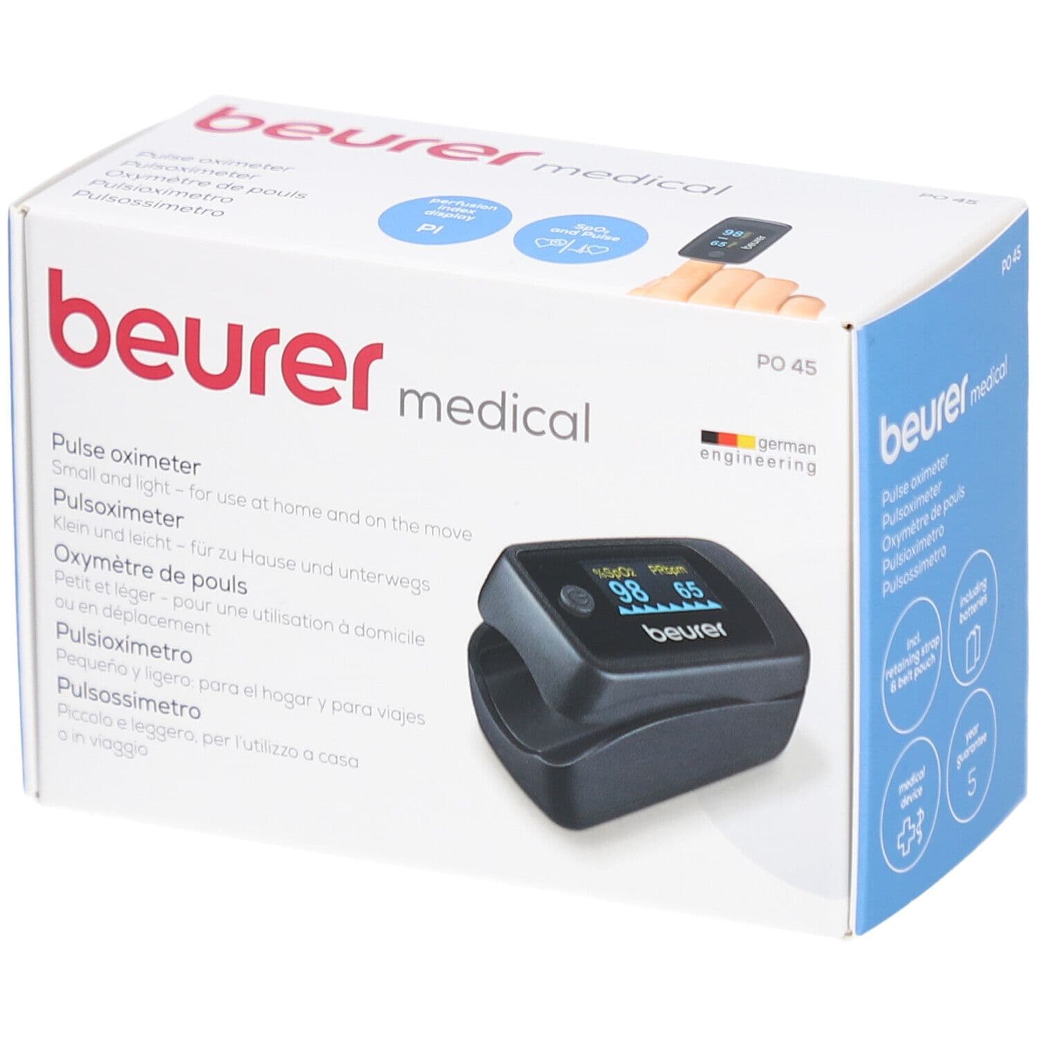 Beurer PO 45 Pulsoximeter schwarz