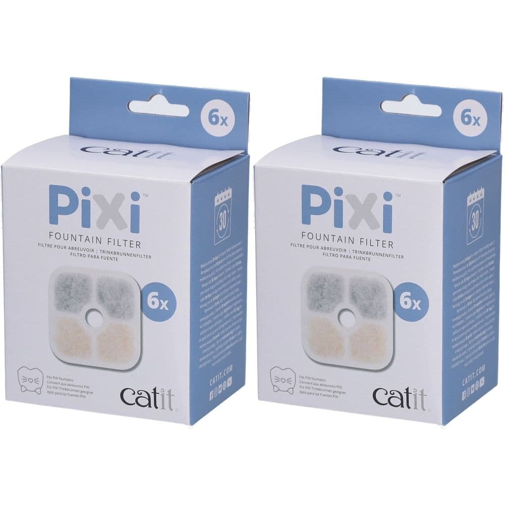 Catit Pixi Trinkbrunnenfilter ─ 6 Stück