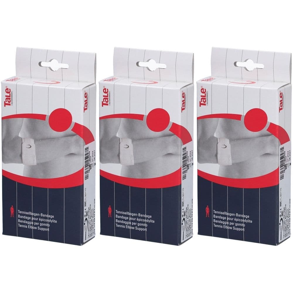 Tale® Tennisellbogen-Bandage 5 cm Velcro – Einheitsgröße, Weiß
