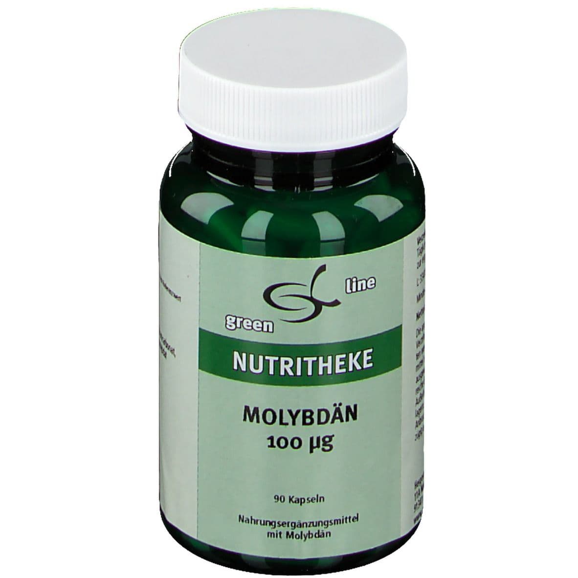 green line Nutritheke Molybdän 100 UG
