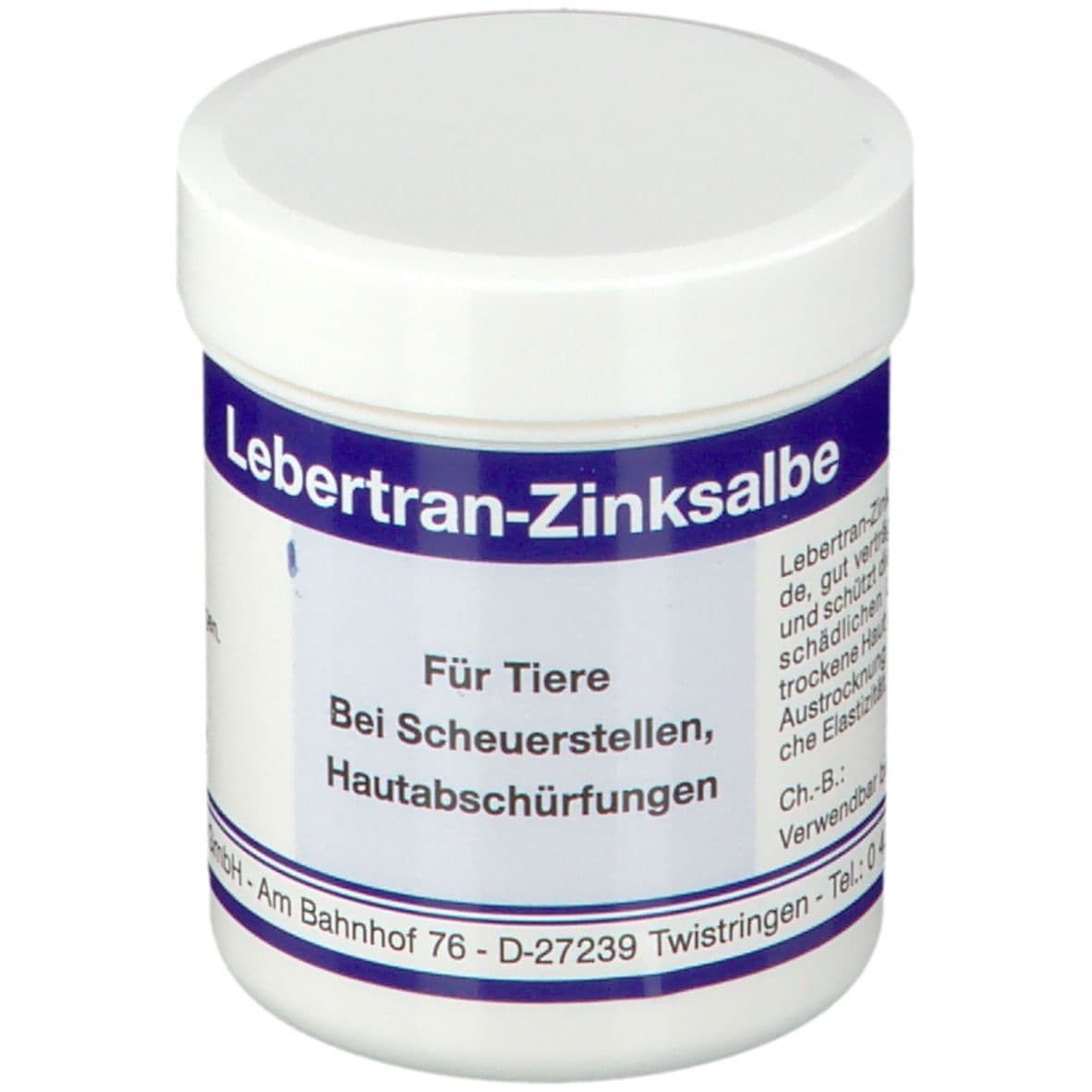 Lebertran Zinksalbe vet.