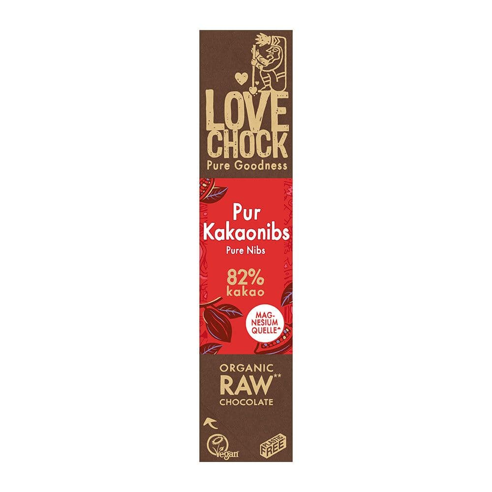 Lovechock Pur Kakaonibs 82% Kakao