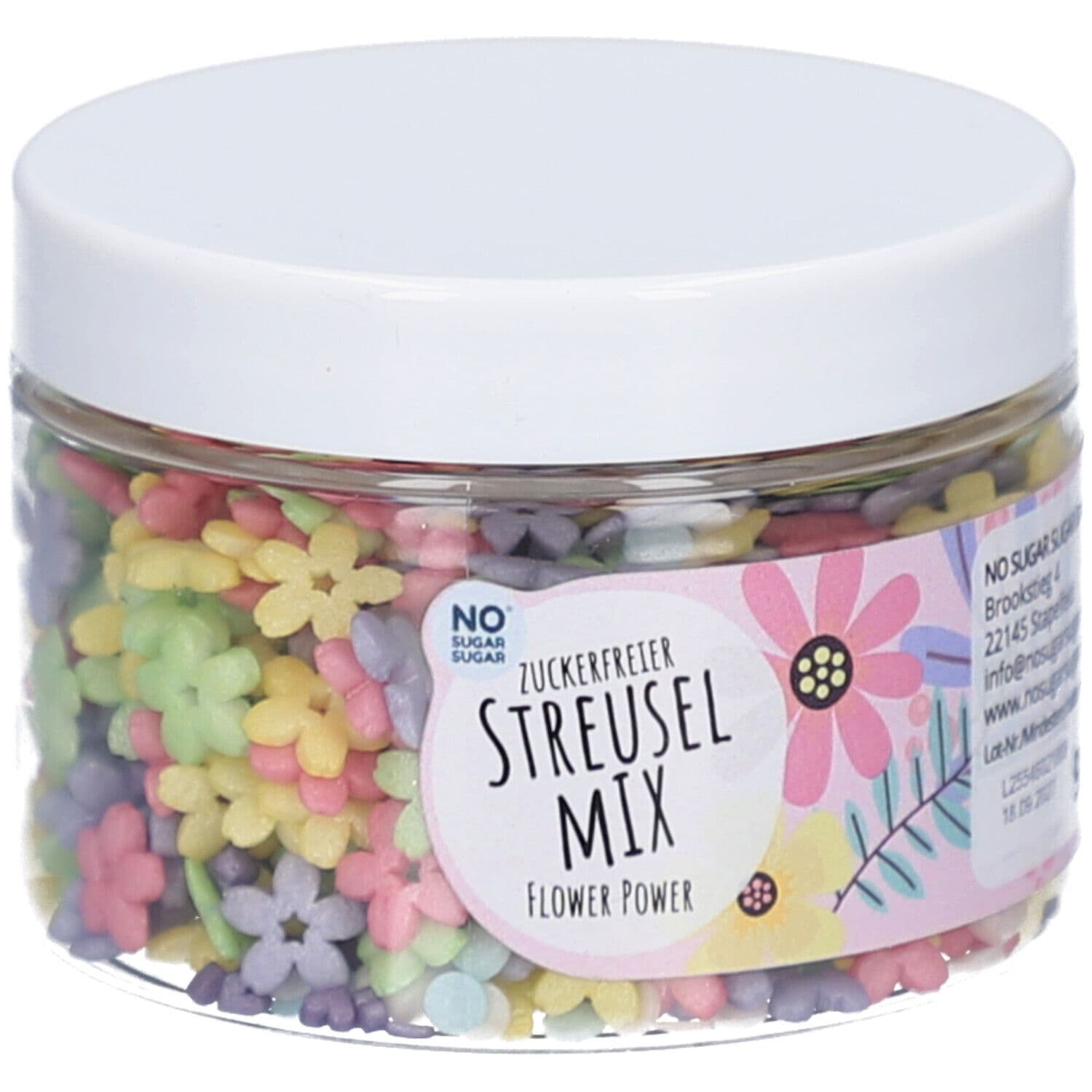 NO Sugar Sugar Streuselmix Flower Power