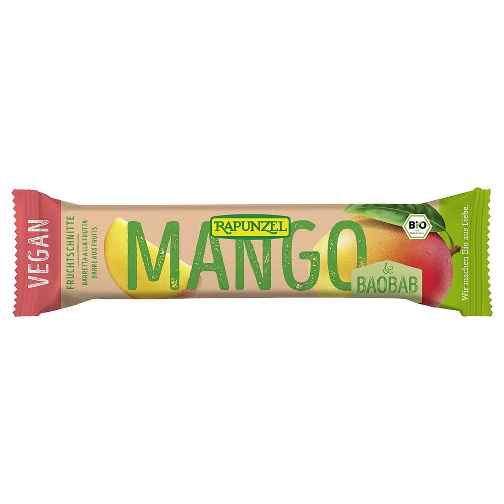 Rapunzel Bio Fruchtschnitte, Mango-Baobab