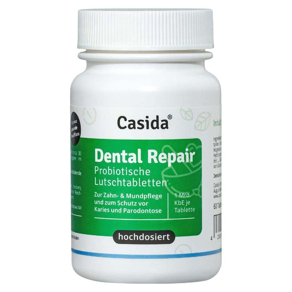 Casida Dental Repair Lutschtabletten gegen Zahnfleisch Probleme, Zahnfleischentzündungen & Mundgeruch