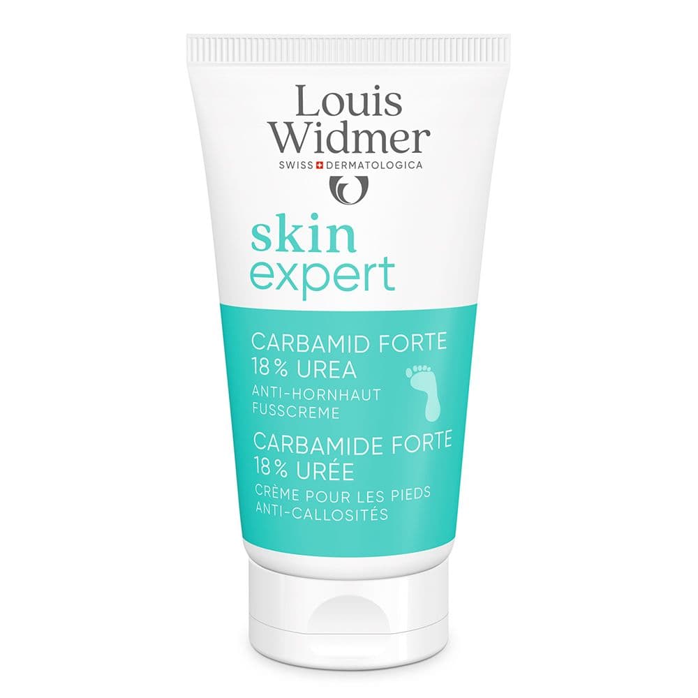 Louis Widmer skinexpert Carbamid Forte 18 % Urea Anti-Hornhaut Fußcreme o.p