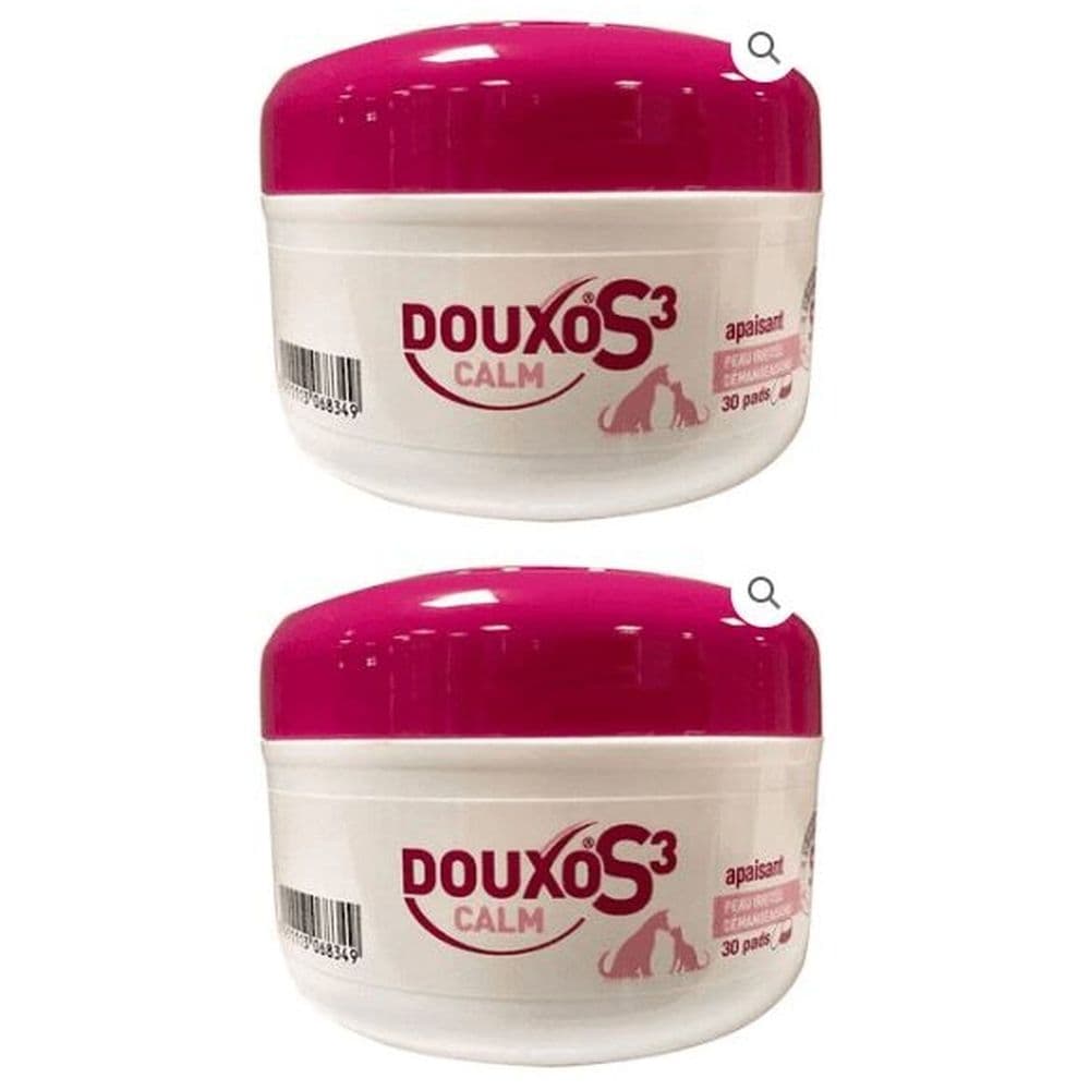 Douxo S3 Calm Pads - Beruhigende Tücher für gereizte Haut von Hunden und Katzen