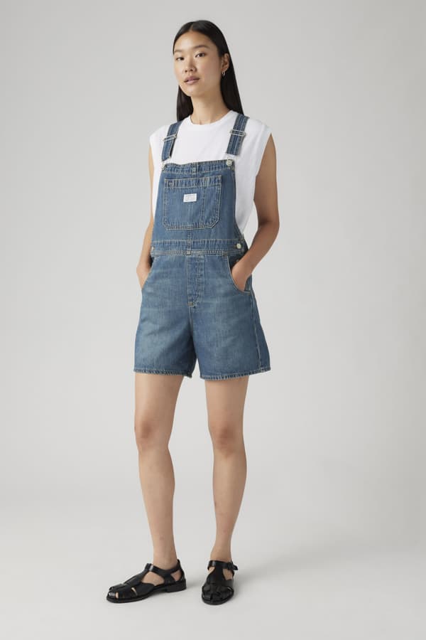 Levi's Lightweight Utility-Latzhosen - Damen - 2XS - Blau / Blau