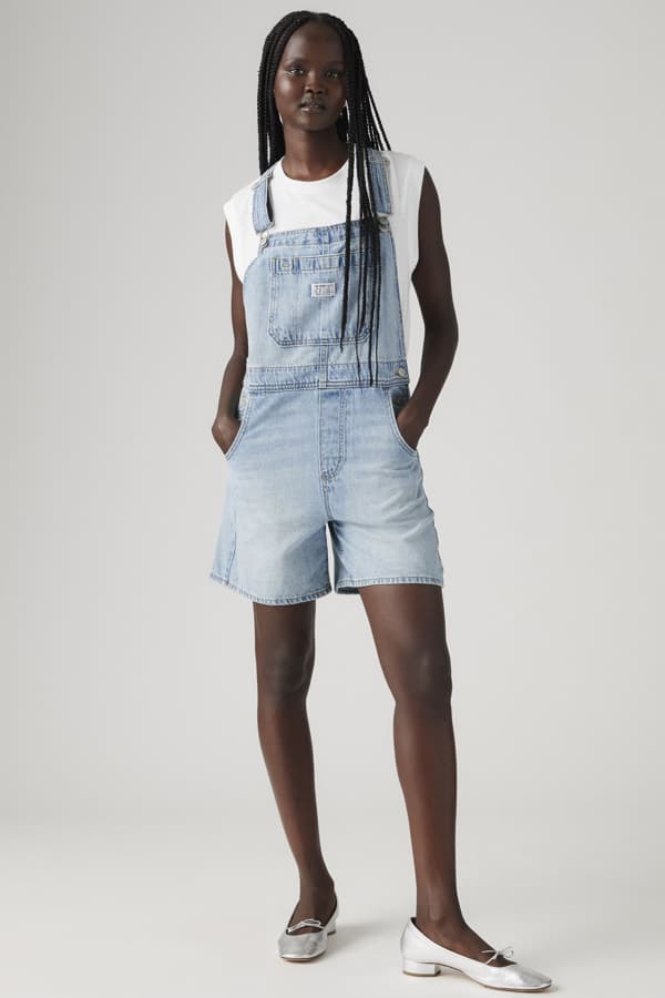 Levi's Lightweight Utility-Latzhosen - Damen - 2XS - Blau / Blau