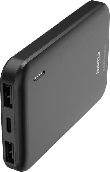 HAMA Ladegerät Powerbank Pocket 5, grau