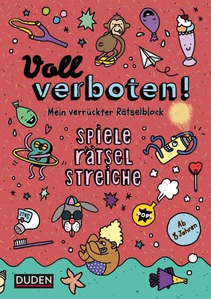 Voll verboten! Mein verrückter Rätselblock 2 – Ab 8 Jahren