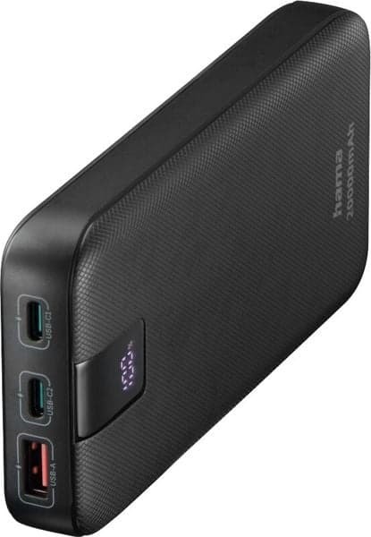 HAMA Ladegerät Powerbank PD 20, schwarz