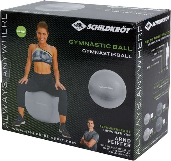 Schildkröt 960156 - Fitness, Gymnastikball inkl. Luftpumpe, 65 cm