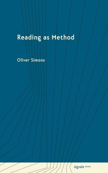 Simons, O: Reading As Method