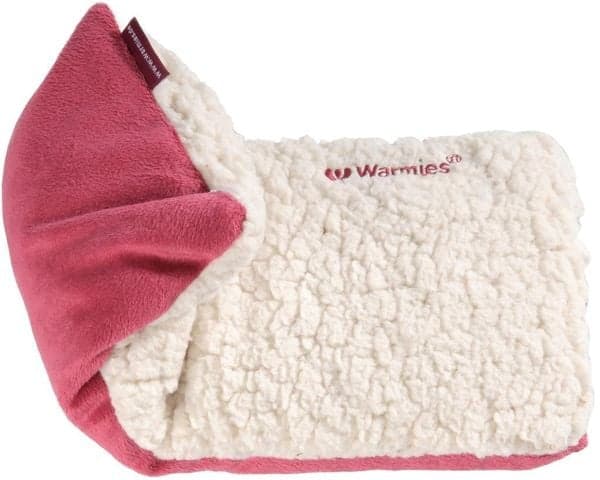 Warmies® Hot Pak Sherpa beige/rot