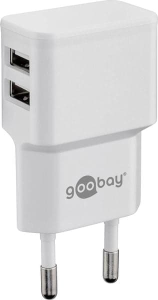 Goobay USB Ladegerät 2.4 2xA w