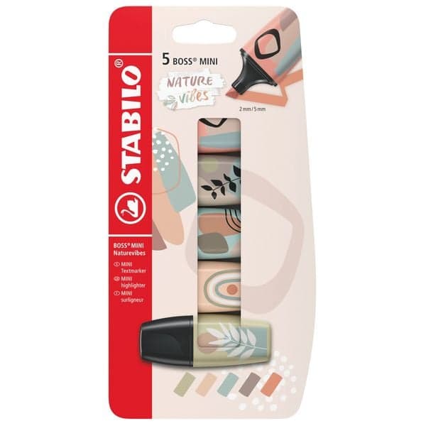 STABILO Textmarker BOSS MINI Naturevibes