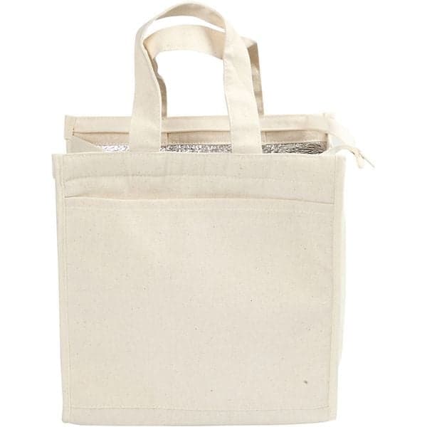 Creativ Company Kühltasche, Größe 25x24x12 cm, 220 g, Hellnatur, 1 Stk