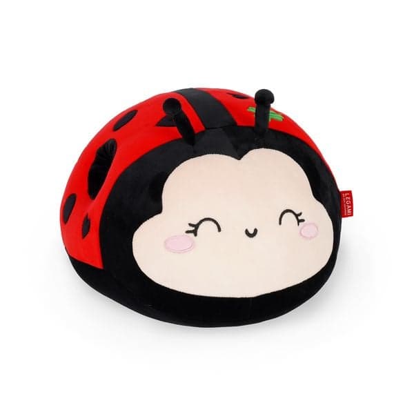 Legami Kissen & Handwärmer - Super Soft! - Ladybug "Get Lucky"