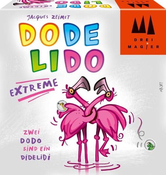 Schmidt 40889 - Drei Magier Spiele, Dodelido Extreme, Kartenspiel