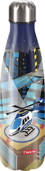 Trinkflasche Edelstahl Helicop