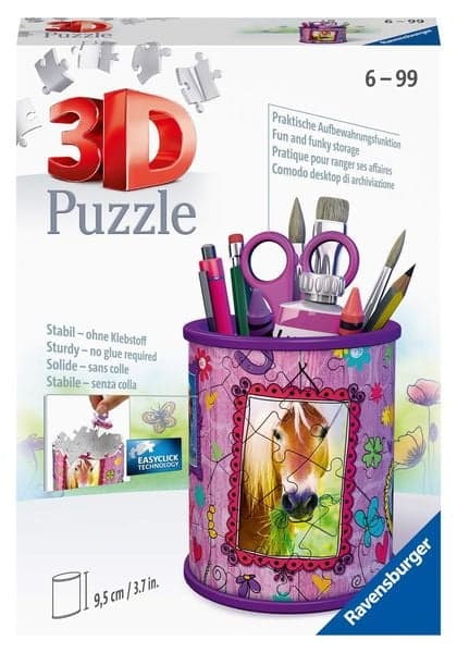 3D Puzzle Ravensburger Utensilo Pferde 54 Teile