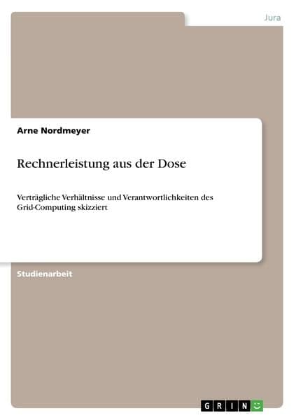 Nordmeyer, A: Rechnerleistung aus der Dose