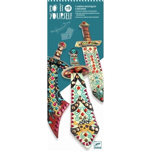 Do it yourself: Mosaik- Piratenschwerter Wie ein Pirat