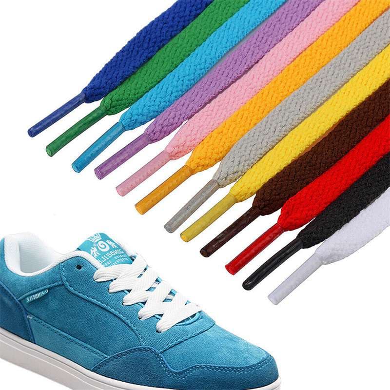 Schwarz-weiße Farbe, flache Schnürsenkel, Stiefel, Trainer, Schuhe, Schnürsenkel, Schnürsenkel 120cm weiß