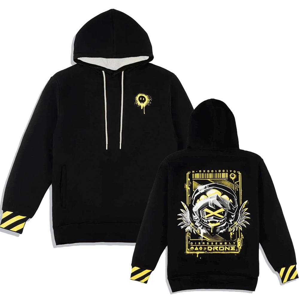 N Murder Drones Cosplay Hoodie Herren Winter Fleece Kapuzenpullover Langarm Locker Tasche Unisex Streetwear Hip Hop Herren Oberteile cm
