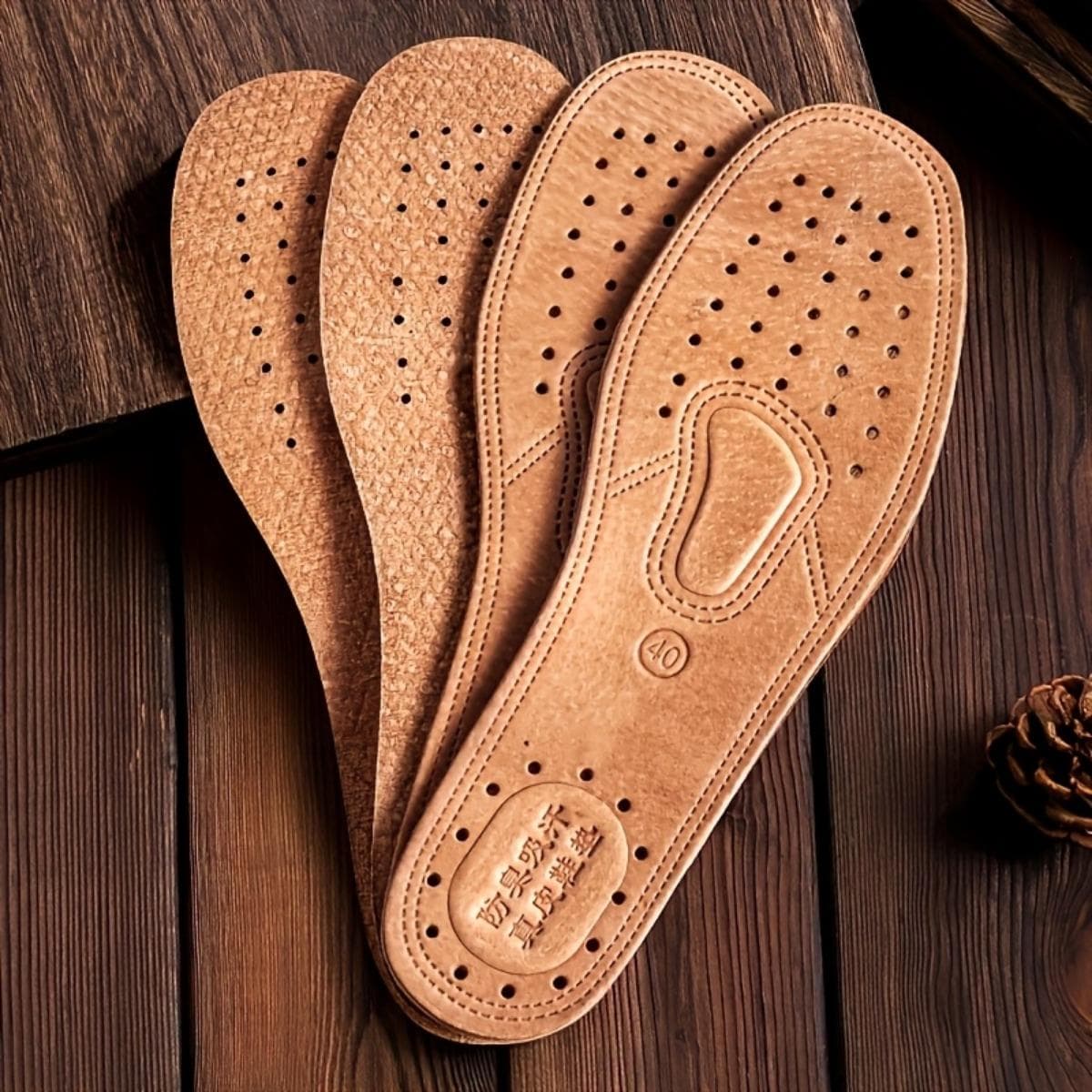 Atmungsaktive Synthetik-Einlegesohlen für Damen und Herren – schweißabsorbierend, geruchshemmend, ergonomisch geformt, bequem und langlebig cm