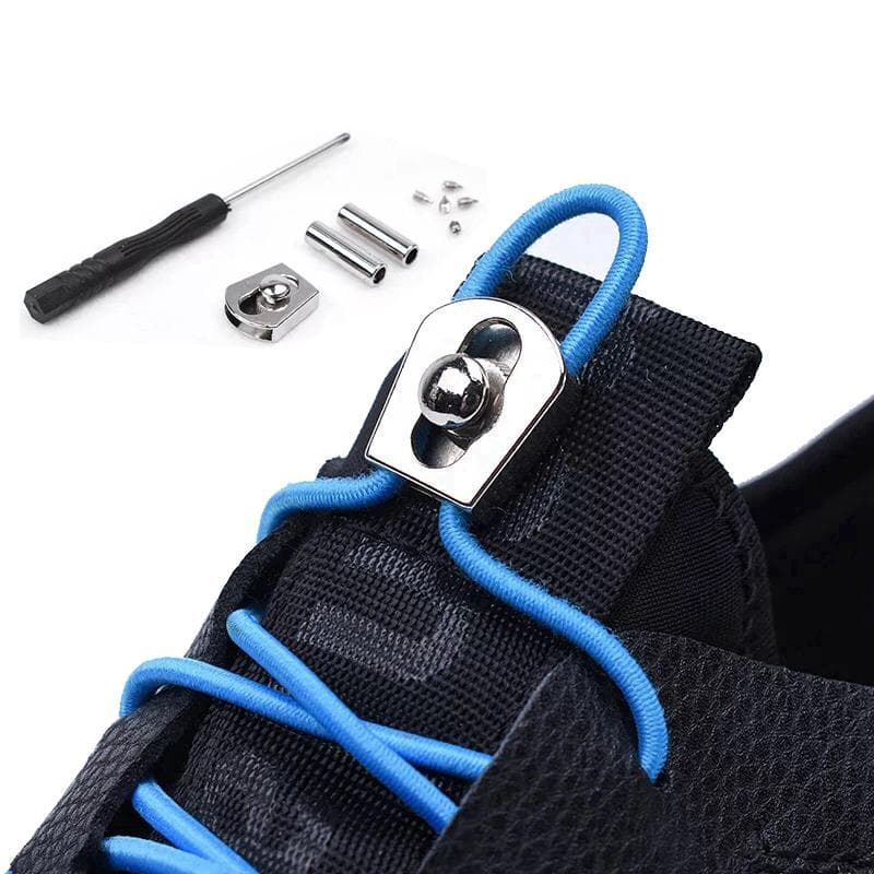 1 paar Neue Elastische Schnürsenkel Keine Krawatte Schnürsenkel Runde Kinder Erwachsene Schnell Locking Schnürsenkel Outdoor Freizeit Turnschuhe
