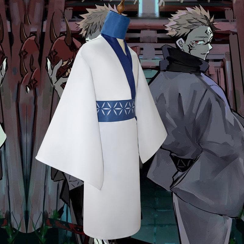 Anime One Piece Cosplay Kostüm Jujutsu Kaisen Ryomen Sukuna Vollen satz Kimono Robe Frauen Männer Halloween Party cm