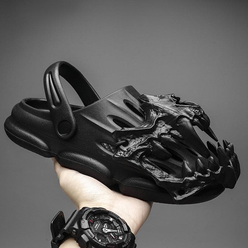 Mode für Männer Sandalen Kreative Monster Hausschuhe Leichte EVA Männer Freizeitschuhe Neuheit Outdoor Clogs Strandsandale Rutschfeste Indoor Home