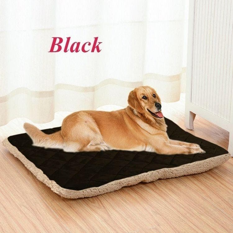 M-3XL Große Hunde Kleine Hunde Katzen Welpenkissen 8 Farben Katzenbett Weiches Plüsch-Hundebett dunkelblau