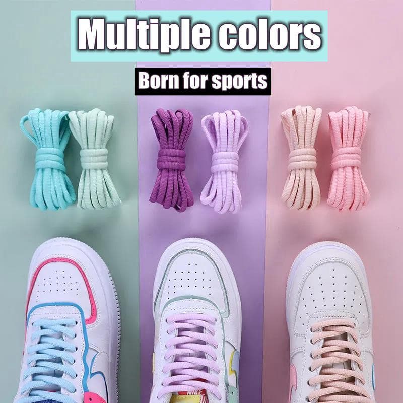 Runde Schnürsenkel AF1 Basketball-Sneaker Schuhbänder Schwarz Weiß Schnürsenkel Herren Damen Casual Sportschuh Schuhbänder Weiß Schwarz 100cm