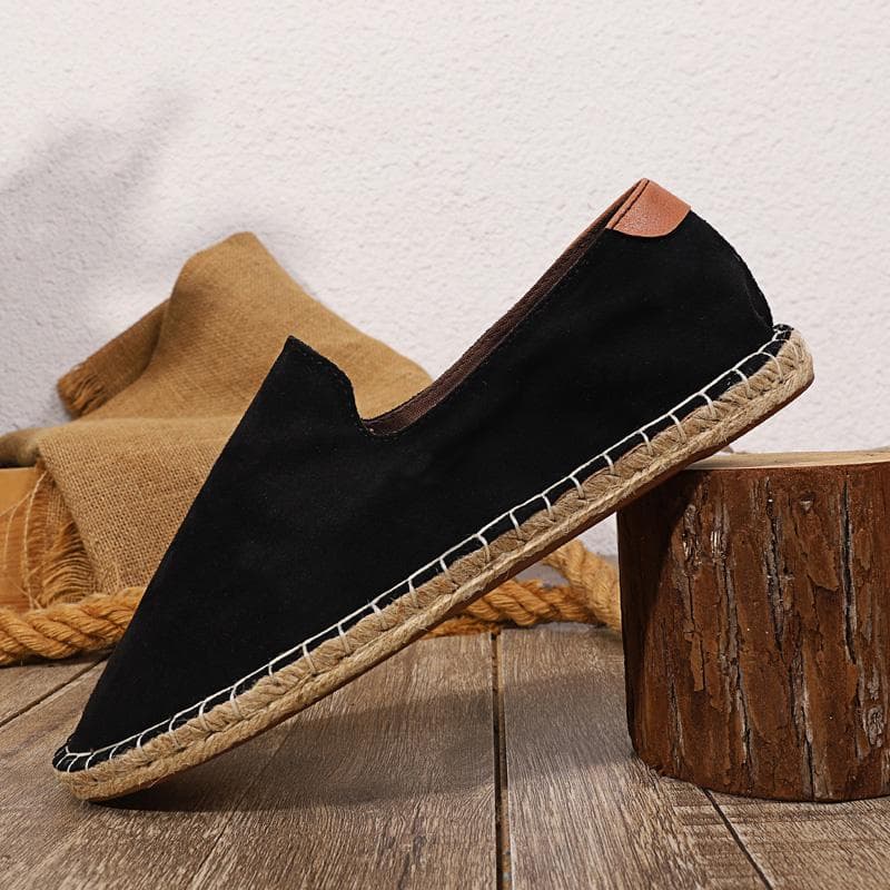 Sommer Neue Herren Freizeitschuhe Modeschuhe Retro Handgemachte Espadrilles Atmungsaktive Verschleißfeste Turnschuhe Große Größe 45 46 47 cm