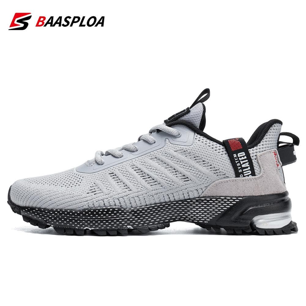 Baasploa Professionelle Laufschuhe Für Männer Leichte männer Designer Mesh Turnschuhe Schnürung Männlichen Outdoor-Sport Tennis Schuh cm licht