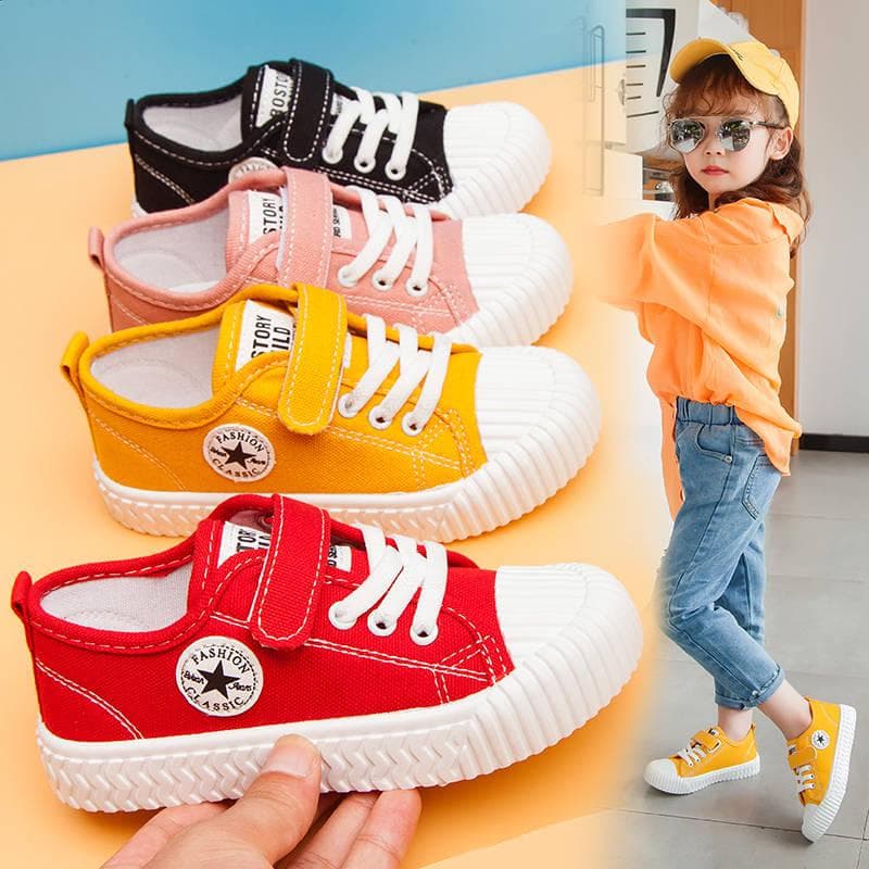 Feste Unterseite Canvas Schuhe Atmungsaktive Kinder Schule Performance Schuhe cm