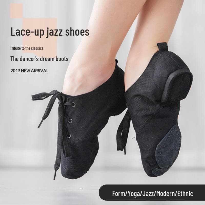 Unisex Canvas Jazz- & Balletschuhe für Kinder und Erwachsene cm weiß