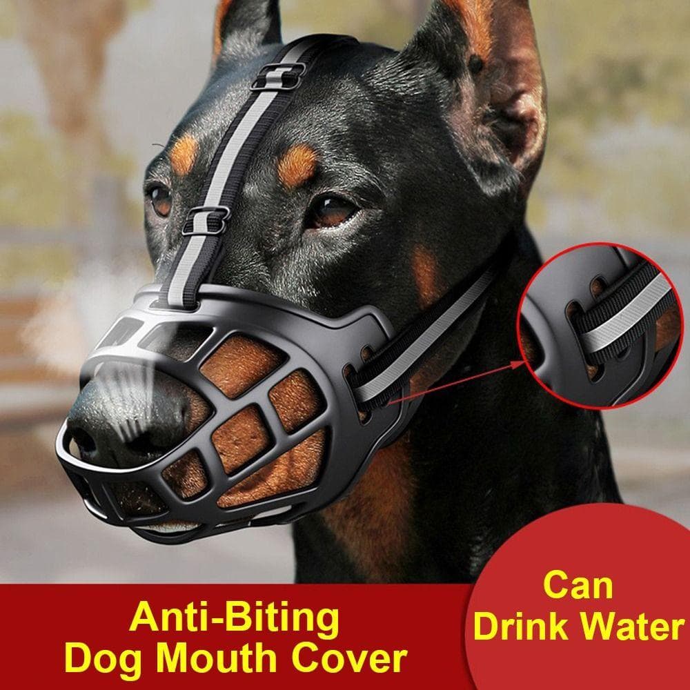 Anti-Beiß-Hunde-Maulkorb Kann Wasser trinken Verstellbarer Hunde-Maulkorb Stark