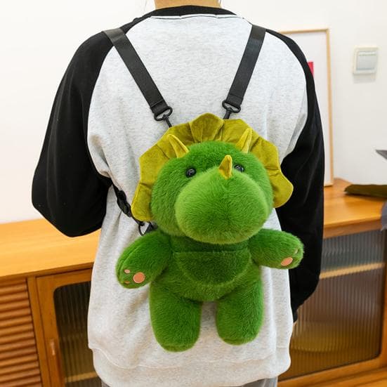 Tragbarer Plüschtier-Rucksack Realistischer Panda Waschbär Stofftier Weich Zoo-Thema Geschenk für Kinder