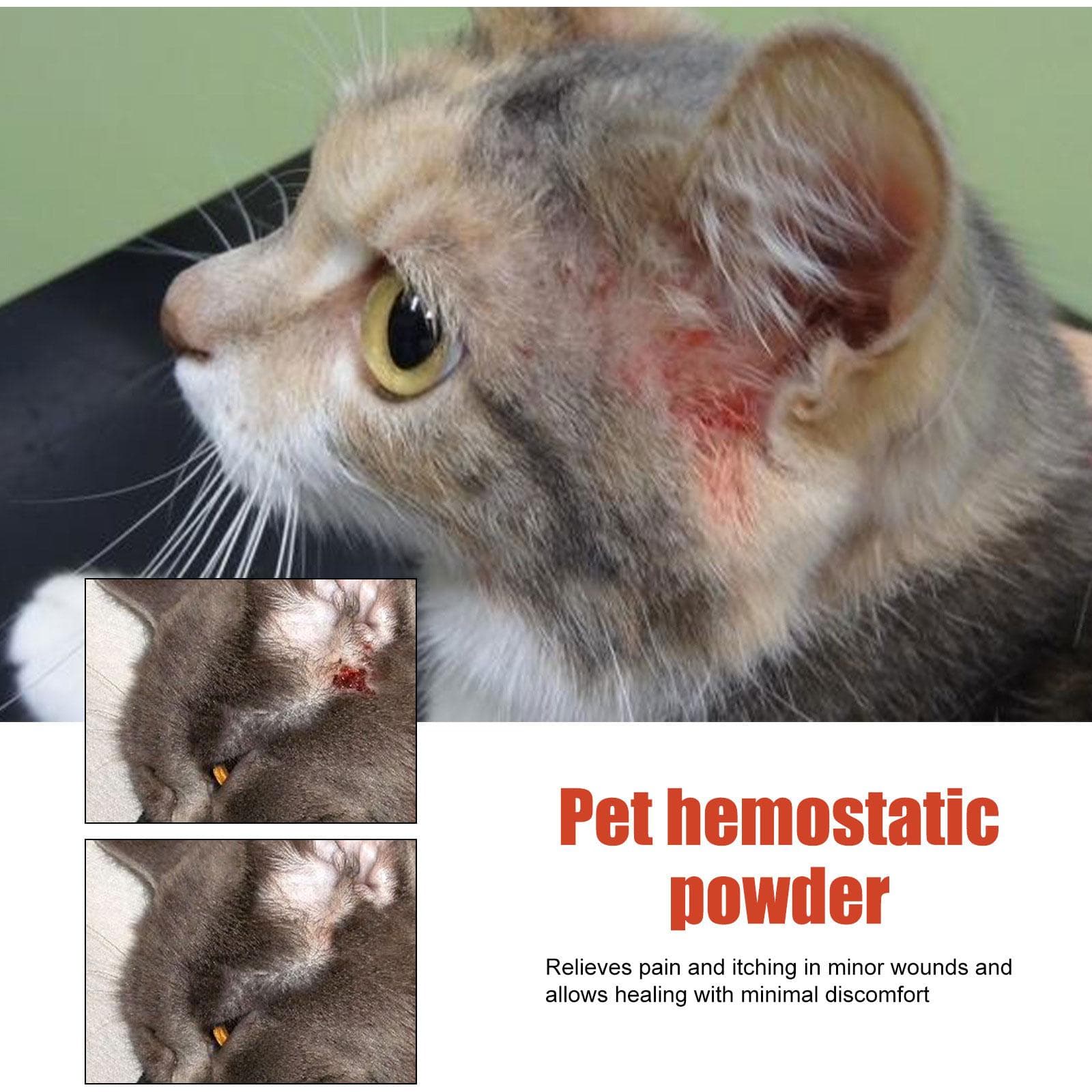 50 g blutstillendes Pulver, sicher für Hunde und Katzen, schneller Blutstiller, Wundheilung bei Haustieren, blutstillendes Pulver, Gesundheitspflege